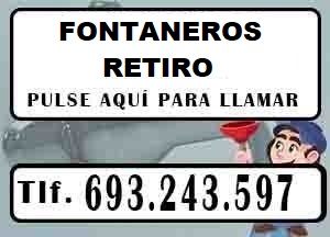 Fontaneros Retiro Madrid Urgentes