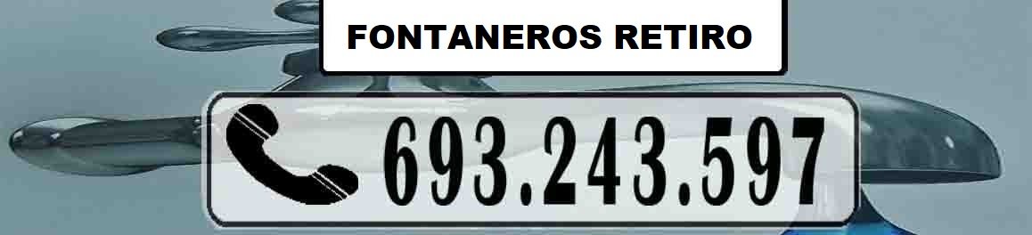 Fontaneros Retiro Madrid Urgentes